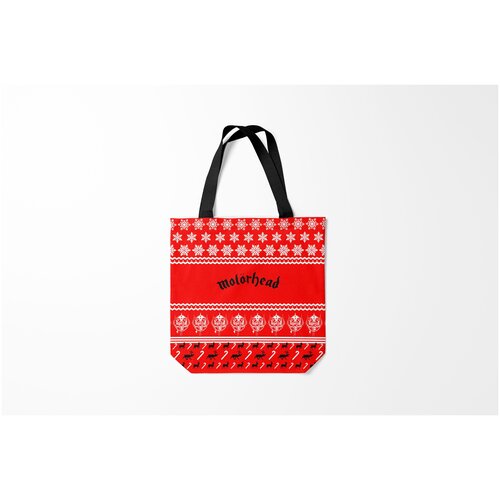 фото Сумка-шоппер / 40х40 см / рок / motorhead праздничный motrhead burnettie
