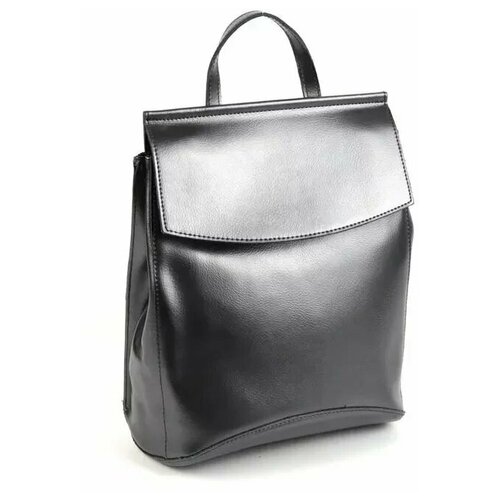 фото Женский кожаный рюкзак 8504-220 пеарл блек (106423) fuzi house