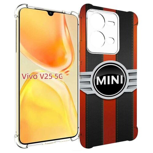 Чехол MyPads mini-мини-1 для Vivo V25 5G / V25e задняя-панель-накладка-бампер