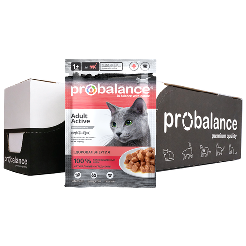 ProBalance Корм для кошек ProBalance Active консервы Активных 25х85гр