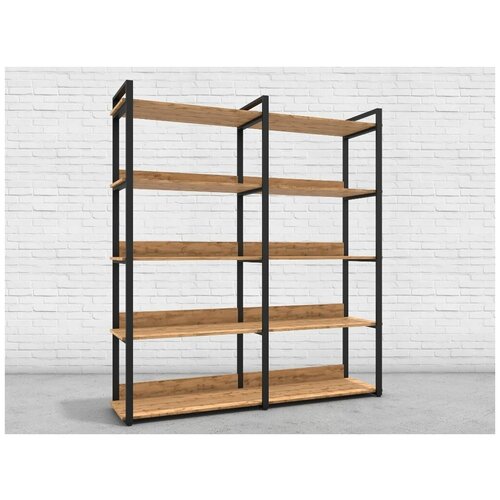 Стеллаж лофт BS 180-40 Ч/ВОТ