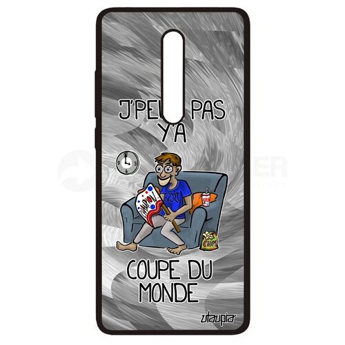 фото Противоударный чехол на телефон // xiaomi redmi k20 // "не могу - кубок мира!" болельщик юмор, utaupia, серый