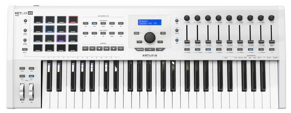 Миди клавиатура Arturia KeyLab mkII 49 White