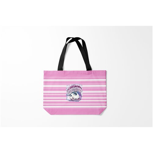 фото Сумка-шоппер / 46х35 см / девушкам / принцессы царицы богини любимая кукла burnettie