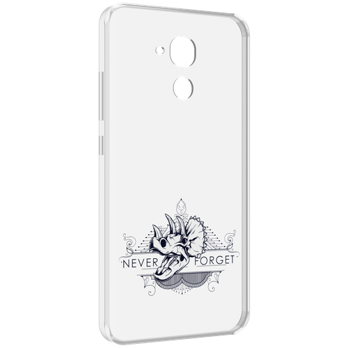 Чехол MyPads логотип носорога никогда не забуду для Huawei Honor 5C/7 Lite/GT3 5.2 задняя-панель-накладка-бампер