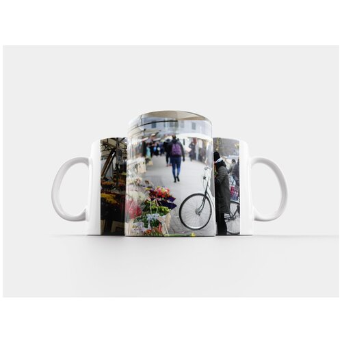 фото Кружка "цветы, тюльпаны, зима" 320 мл lotsprints