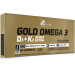 Olimp Gold Omega 3 D3 + K2 Sport Edition 60 капсул - изображение