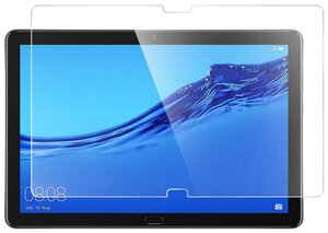 Защитное стекло на Huawei MediaPad M5 Lite 10" (Гибридное: пленка+стекловолокно) Hybrid Glass , Brozo