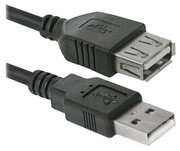 Кабель-удлинитель USB 2.0 1 8 м DEFENDER M-F для подключения периферии, 3 шт