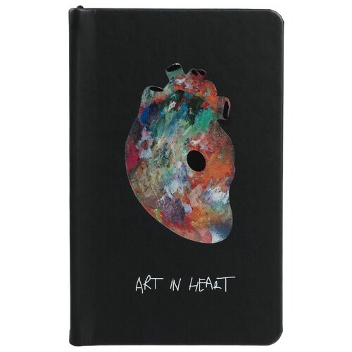 Блокнот Art In Heart, черный