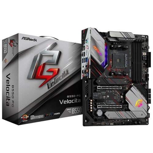 Материнская плата AMD B550 SAM4 ATX B550 PG VELOCITA ASROCK