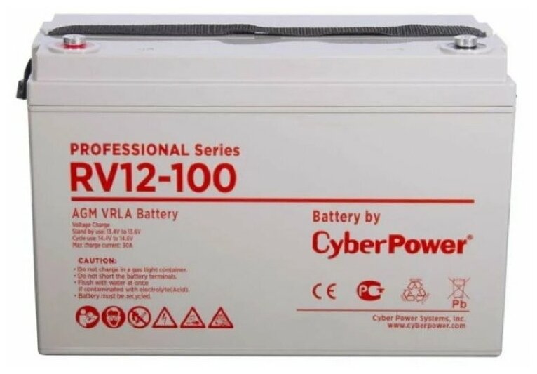 Батарея CyberPower RV 12-100 professional series, 12V, 100Ah