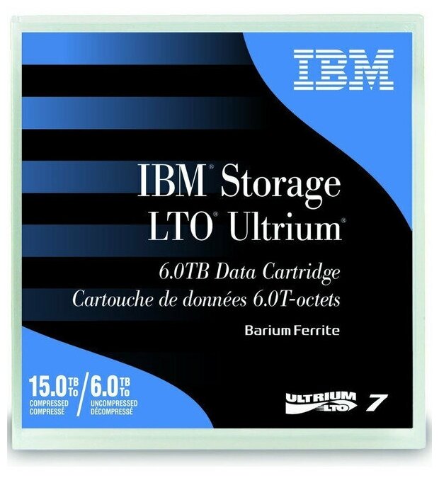 Система хранения данных IBM Ultrium LTO7 Tape Cartridge - 6TB with Label (1 pcs)