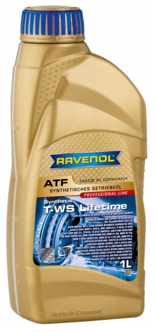 Трансмиссионное масло RAVENOL ATF T-WS Lifetime ( 1л) new