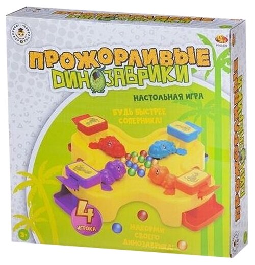 Настольная игра ABtoys Прожорливые динозаврики