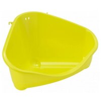 Moderna Туалет для грызунов pet's corner угловой большой, 49х33х26 см, лимонно-желтый