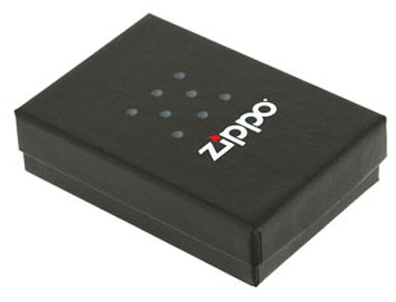 Зажигалка Zippo Gambling Design латунь/сталь черный матовый - фото №4