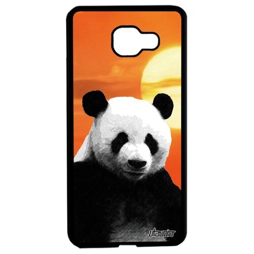 фото Противоударный чехол на телефон // galaxy a5 2016 // "большая панда" детеныш медведь, utaupia, оранжевый