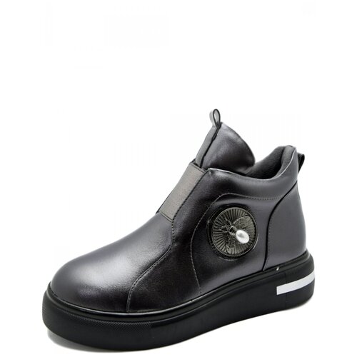 Ботинки Leopard kids, демисезонные, на молнии, размер 37, желтый