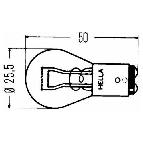 фото Лампа накаливания hella 8gd 002 078-221