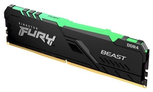 Оперативная память Kingston FURY Beast RGB 32 ГБ DDR4 3200 МГц DIMM CL16 KF432C16BBA/32