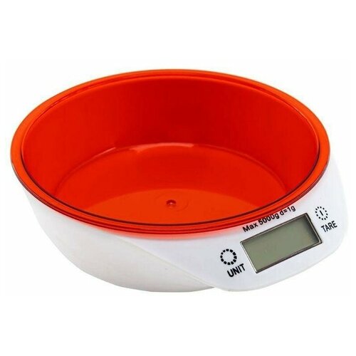 фото Весы кухонные irit ir-7117, красный