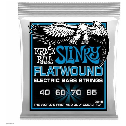 Струны для бас-гитары Ernie Ball 2815 струны для бас гитары ernie ball 2815 flatwound slinky extra 40 95