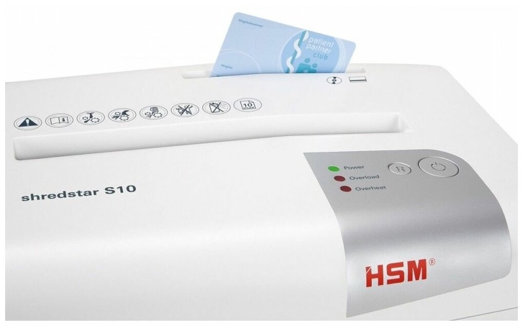 Уничтожитель бумаги (шредер) HSM ShredStar S10-6 (1042121)