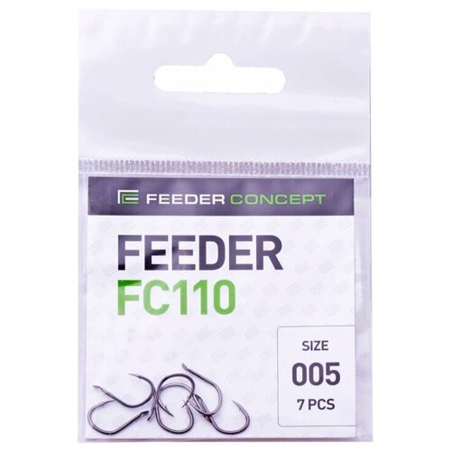 Крючки Feeder Concept FEEDER FC110 №005 7шт. feeder concept pilot 7 3000fd 3000