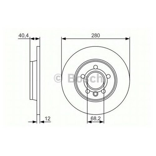 фото Тормозной диск bosch 0986479r91