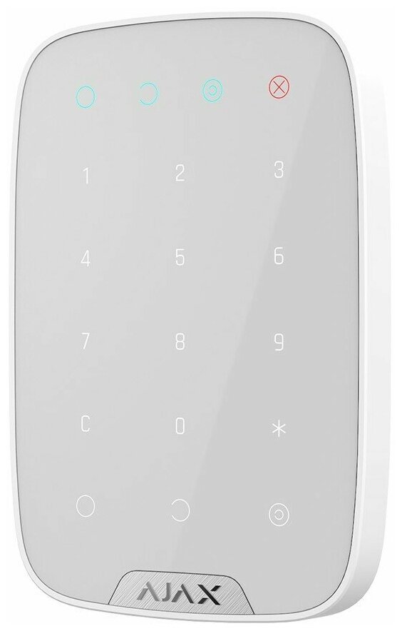 Беспроводная сенсорная клавиатура AJAX Systems KeyPad Jeweller (8706.12.WH1)