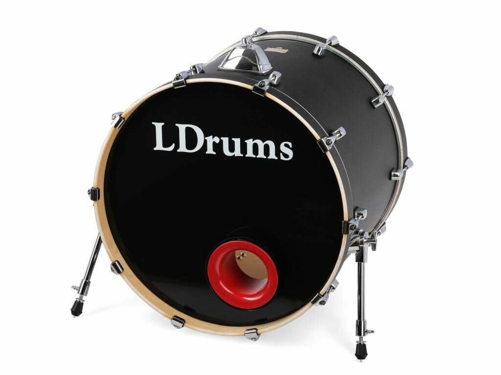 Бас-барабан 22" x 18", черный, LDrums 5001013-2218