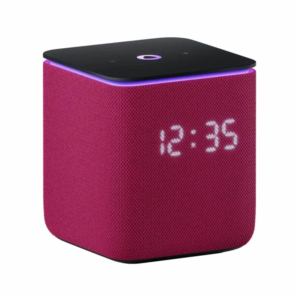 Умная колонка YNDX-00054CRI Яндекс Станция Миди с Алисой с Zigbee малиновый