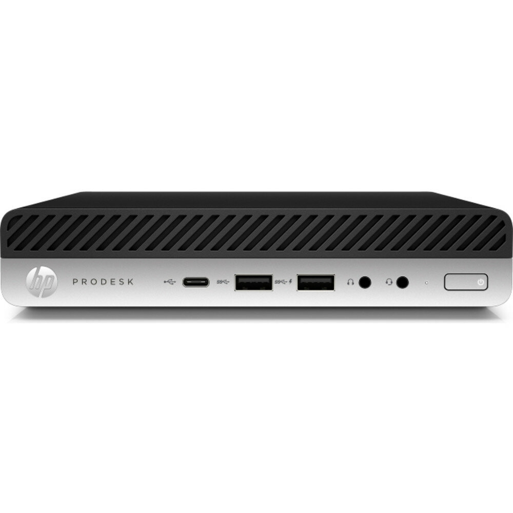 Настольный компьютер HP ProDesk 600 G5 (8CC010321D) Desktop-mini, Intel Core i7-9700T, 16 ГБ RAM, 256 ГБ SSD, Intel UHD Graphics 630, Windows 11 Pro, черный/серебристый