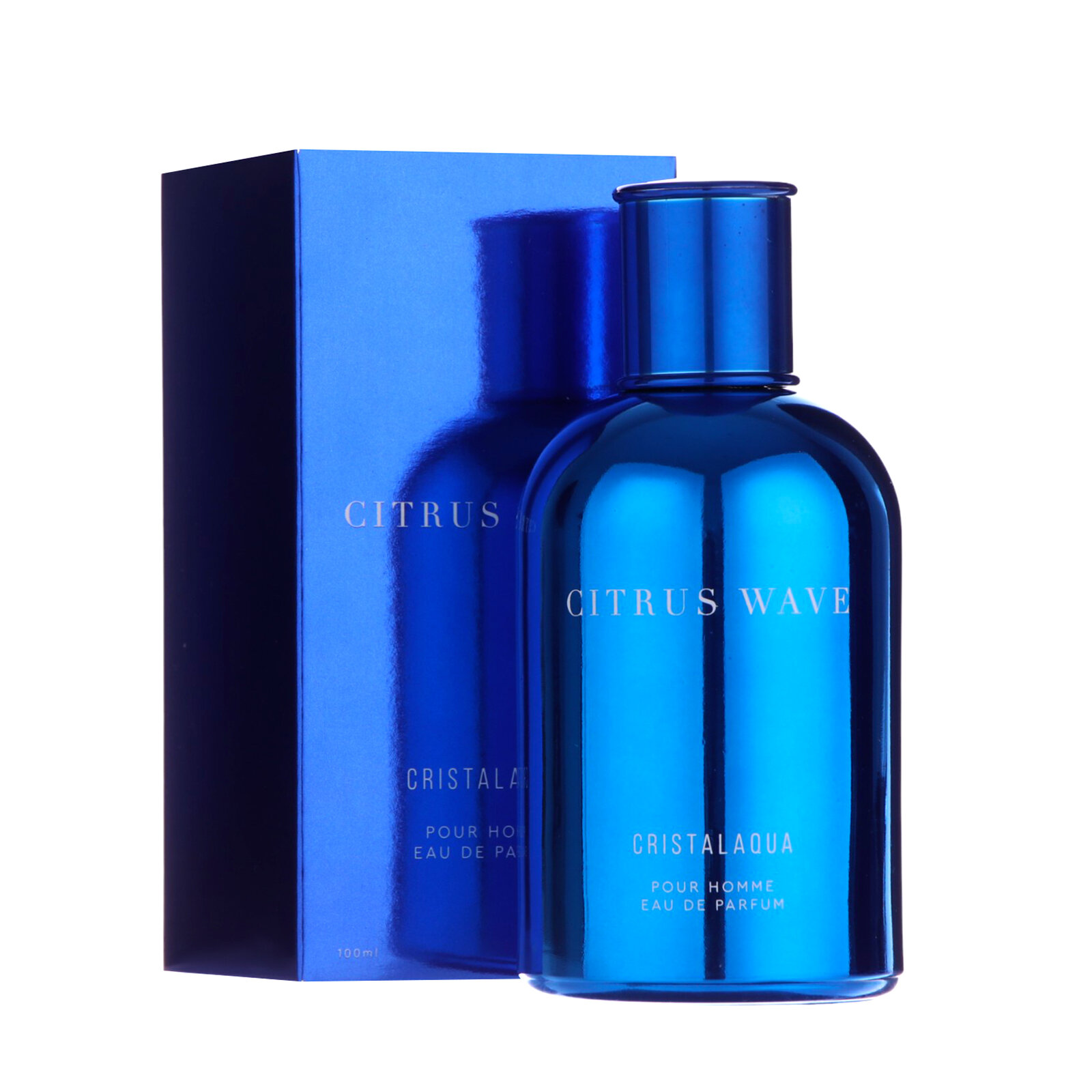 Парфюмерная вода Genty CRYSTALAQUA "Citrus Wave", мужская, древесно-фруктовая, 100 мл