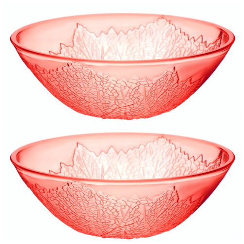 Салатник лист СибПолимер 09л красный 2 шт 481₽