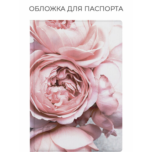 фото Обложка для паспорта bestluck, зеленый, розовый, белый