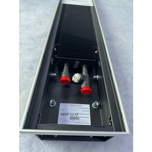 Внутрипольный конвектор Водяной KVZ 160-70-1400 С решеткой 