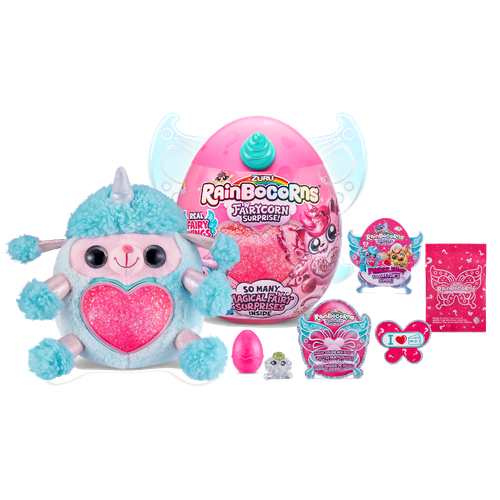 zuru rainbocorns eggzania сюрприз Игрушка ZURU Rainbocorns Fairycorn яйцо зуру фея фейрикорн бирюзовый 29 см / зуру