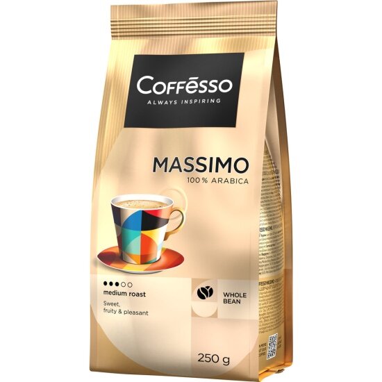 Кофе в зернах Coffesso (Коффессо) "MASSIMO" 250 г