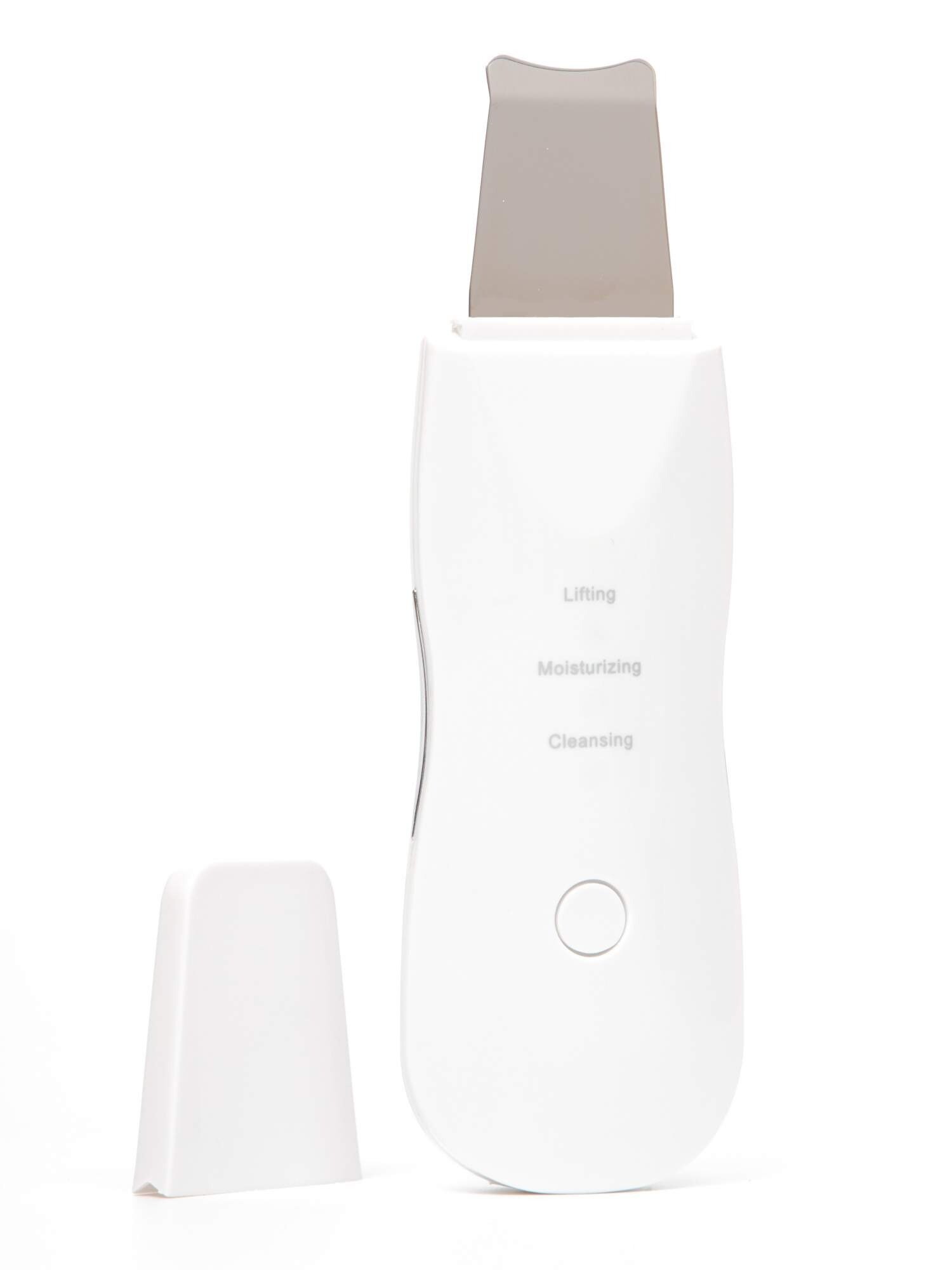 Ультразвуковой аппарат Sonic Skin Scrubber скрабер для чистки лица, белый