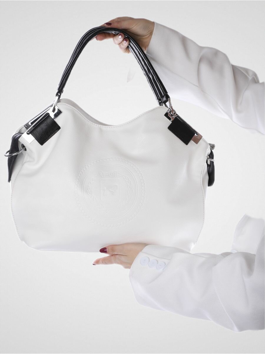 фото Сумка большая через плечо офисная шоппер кросс боди