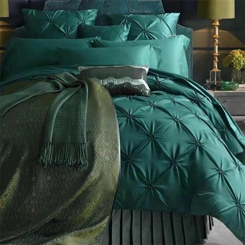 фото E-shine, Комплект постельного белья белья Евро, Сатин Шелк, Наволочки 50х70см, 70х70см