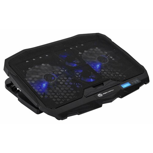 Подставка для ноутбука Digma D-NCP170-4 17390x280x28мм 2xUSB 4x 70125ммFAN 750г черный 1590₽