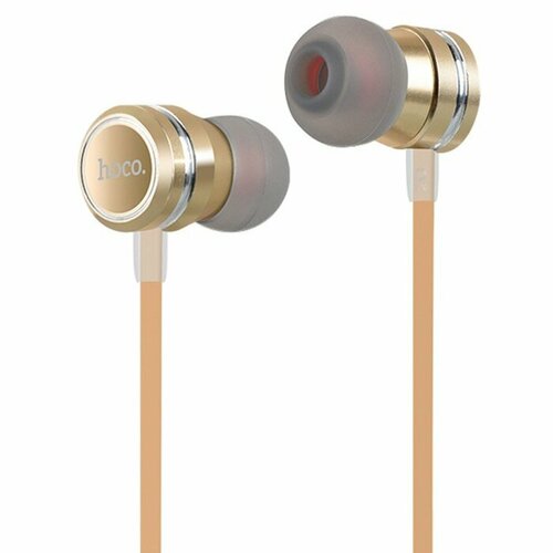 Наушники Hoco M16 проводные вкладыши микрофон 12 м золотистые 643₽