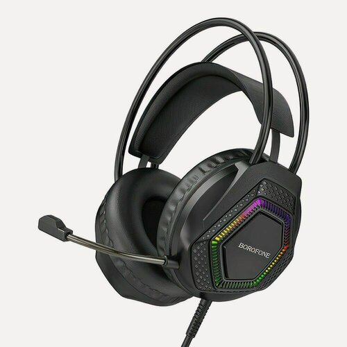 Изображение товара Гарнитура игровая BOROFONE BO105 Thunder 3.5 мм+USB, накладная, 2м (черный)