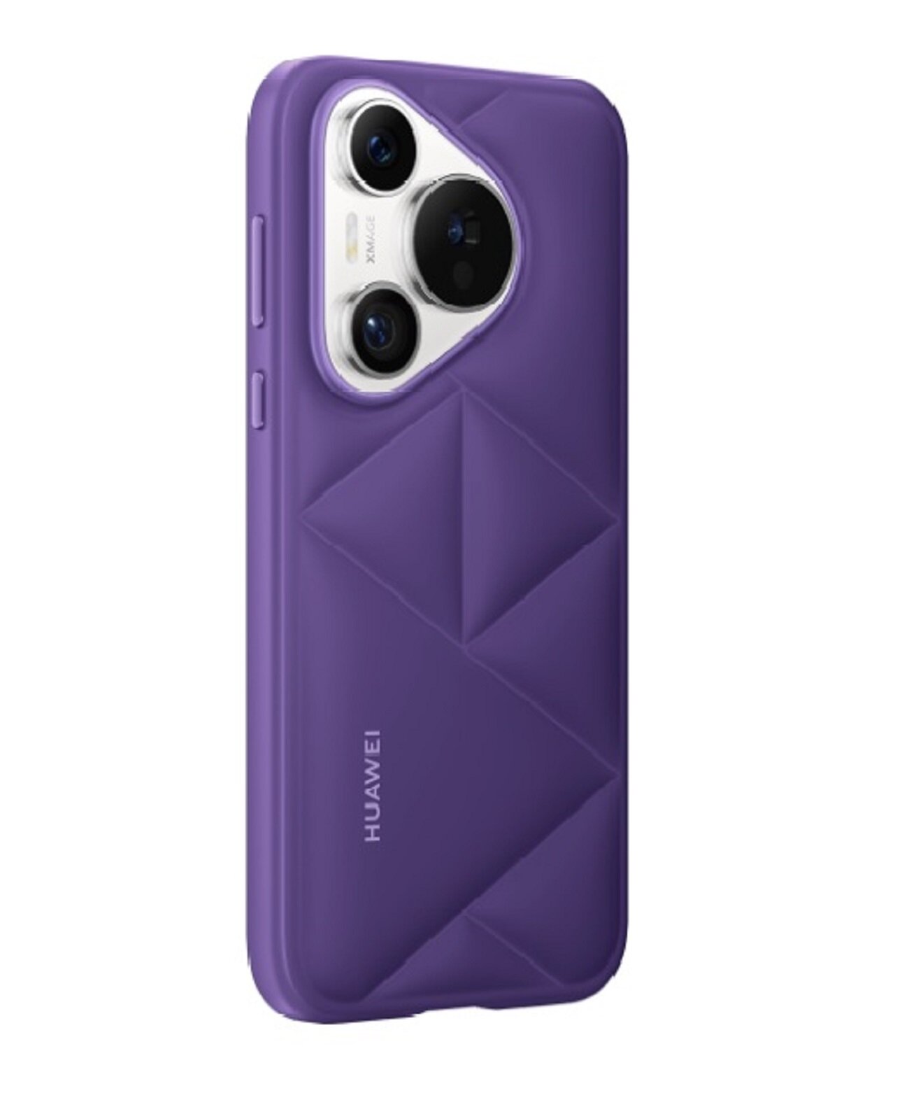 Защитный чехол-бампер для телефона HUAWEI Pura 70 Pro объемный, фиолетовый