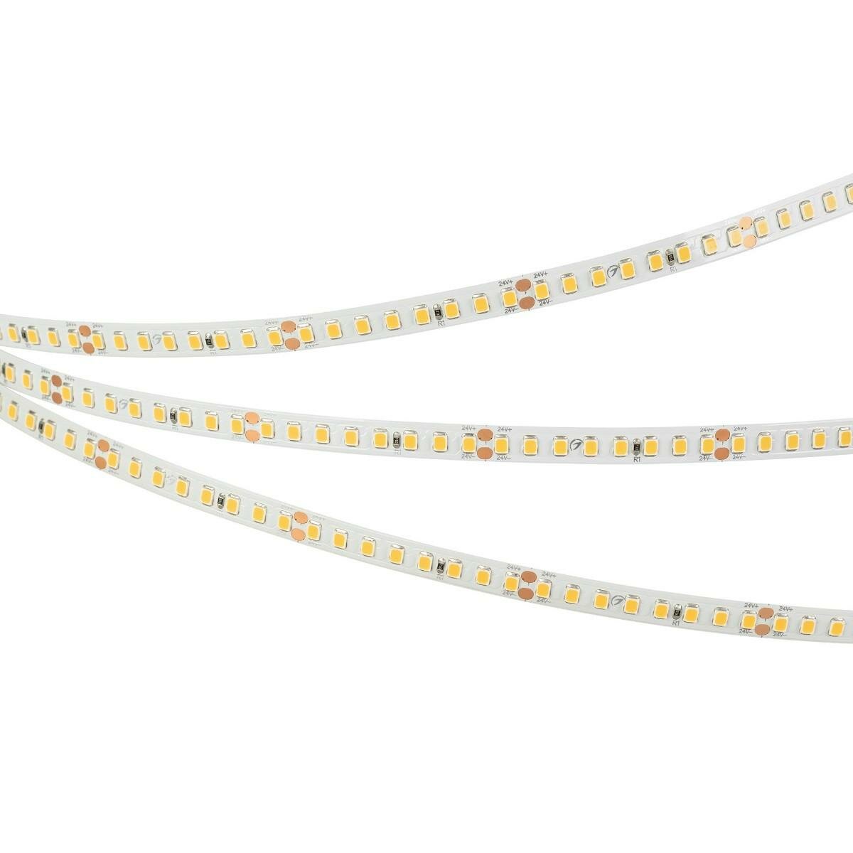 Светодиодная лента Arlight 10W/m 98LED/m 2835SMD теплый белый 5M UL-A98-8mm 24V Warm2700 / - фото №8