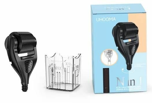 Массажный роллер UHOOMA Type A N1, 1200 стальных игл, длина игл 3 мм — фото 1