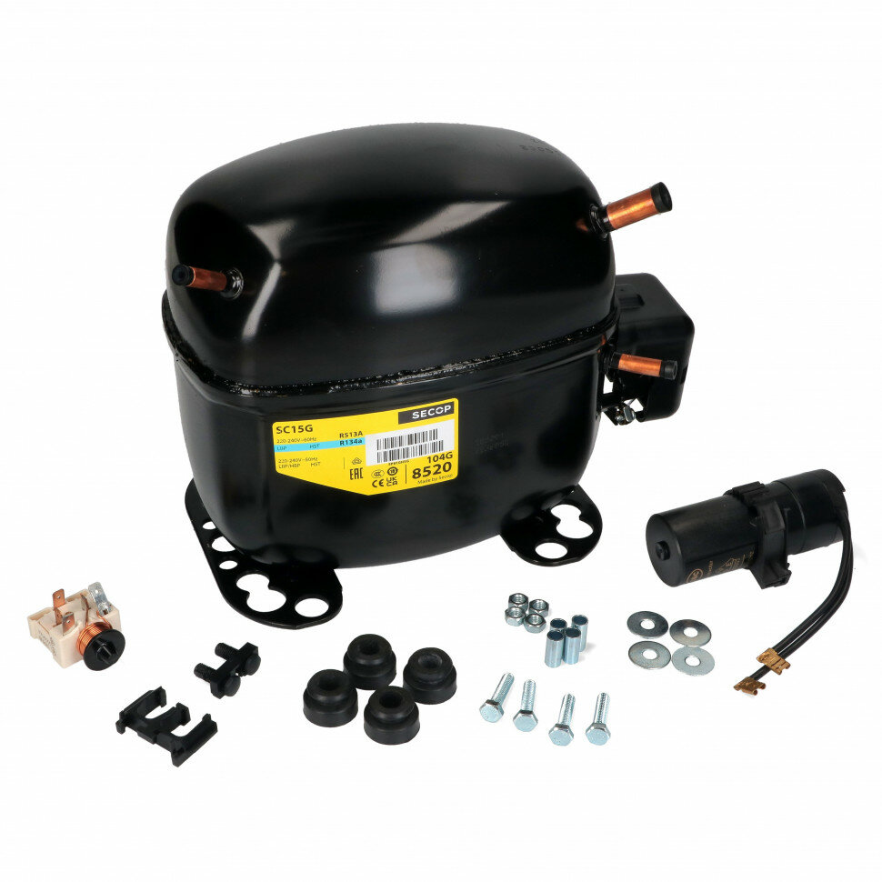 Компрессор Secop SC15G (R-134a, 255Вт при -23.3С, 1499Вт при +7.2С) SC15G